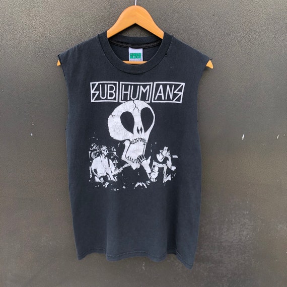 Vintage 90s Subhumans, English punk rock band, har