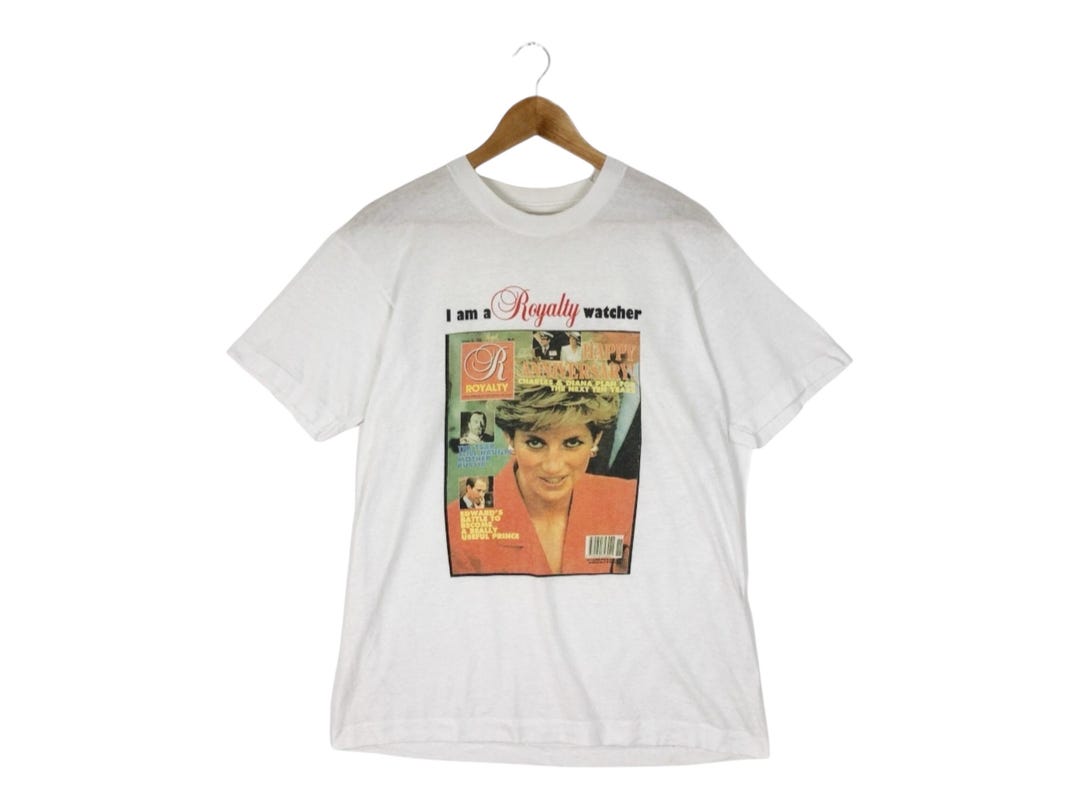 美品 90s vintage Princess Diana ダイアナ妃 tシャツ 美品 90s vintage Princess Diana ダイアナ妃 tシャツ
