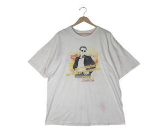 CSI Miami Promo Tshirt / Y2K / American Crime Investigation TV Series/ White some stain / Size XL
