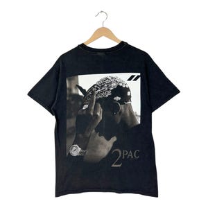2pac vintage 90s Kanye West 着用モデル　tシャツ 日本未入荷】 RAP TEE ラップ Tシャツ TU PAC ツーパック 2PAC
