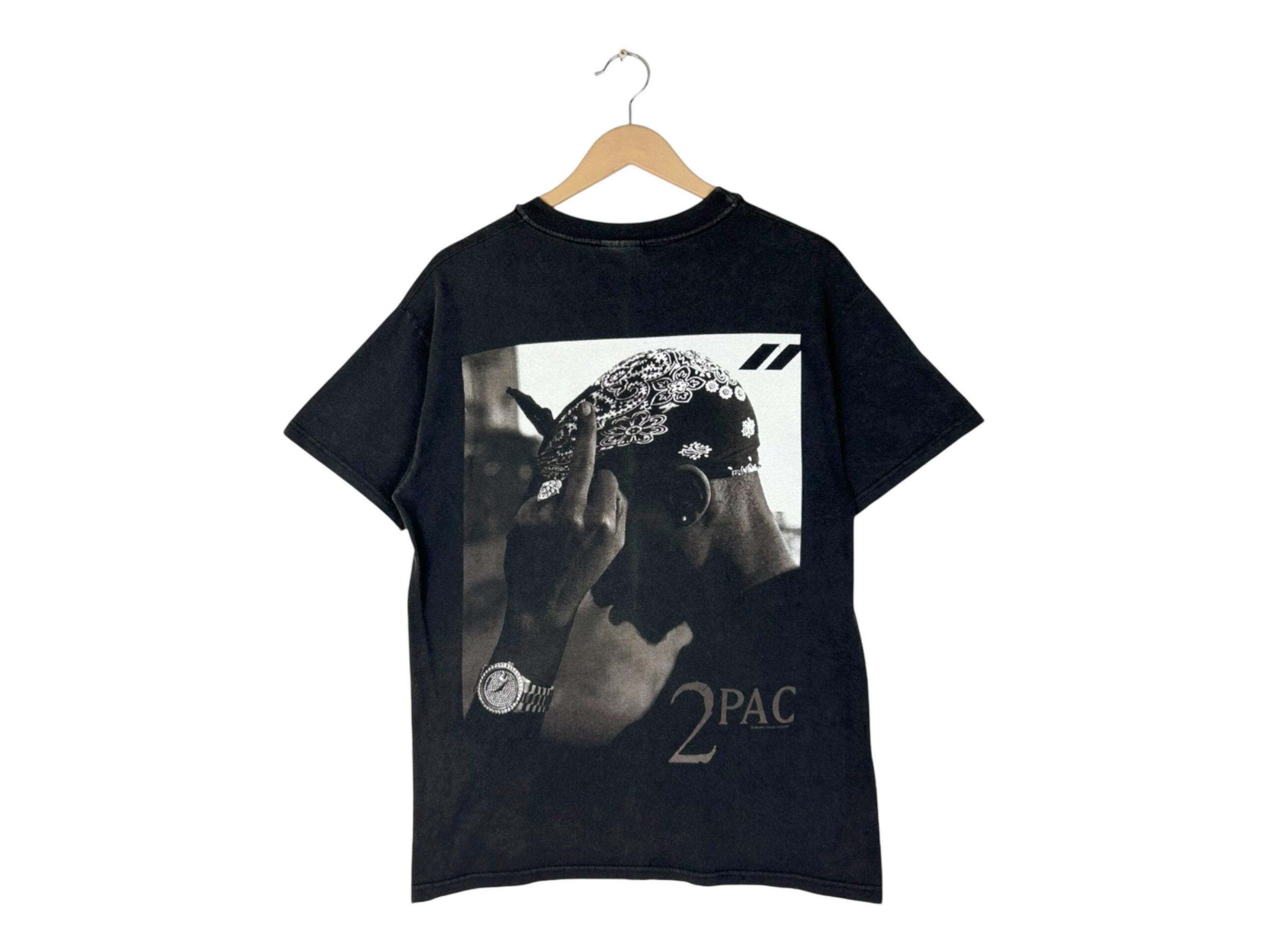 Vintage 90s Tupac Shakur T-shirt: Raptees Hiphop Style, Size M - Etsy