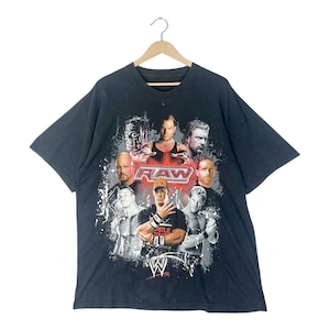 Vintage WWE RAW Black T-Shirt, XL
