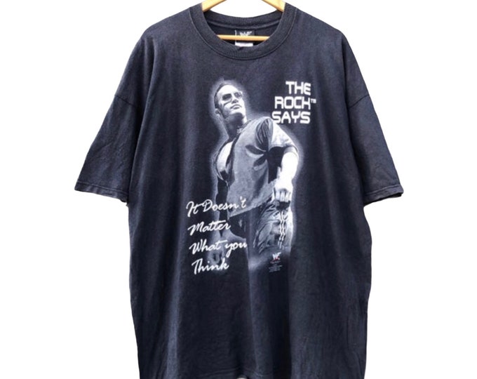 Vintage Oversize the Rock Says It Doesnt Matter What You Think, World