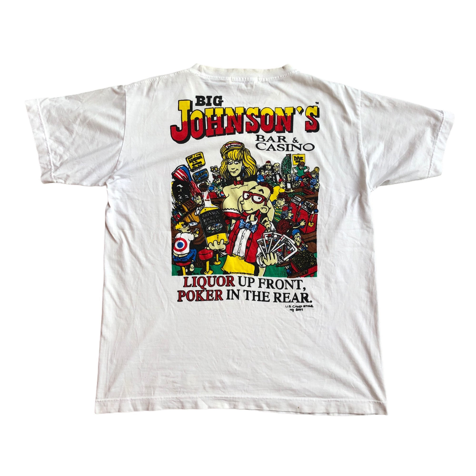 Casino Big Johnson Shirts Vintage Big Johnson Motorcycles Mens