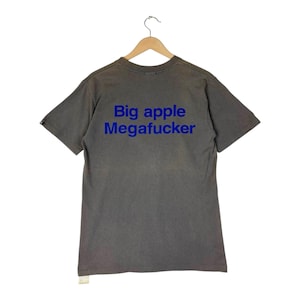 Camiseta gráfica vintage Y2K de la Gran Manzana, estilo urbano japonés