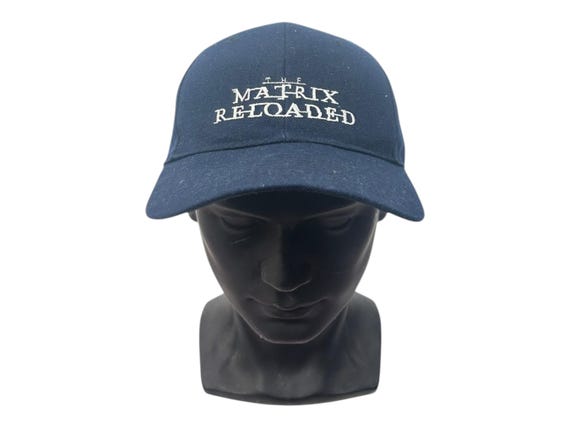Matix Cap Vintage The Matrix Reloaded Movie Cap, Warner Bros Fi… - Gem
