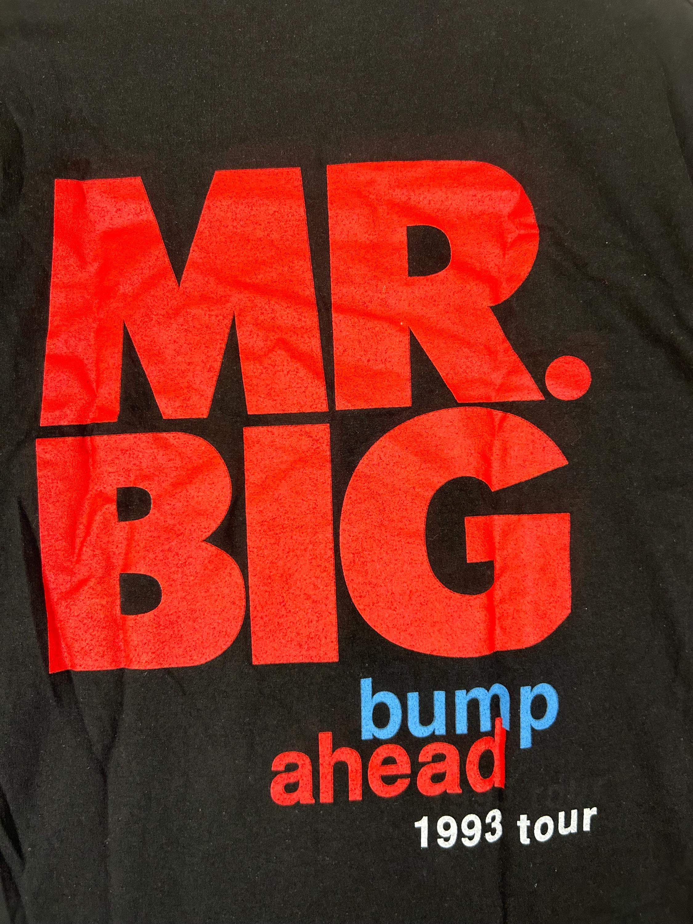 Vintage 90s Mr. Big Bump Ahead Tour T-shirt – Black, Size L - Etsy
