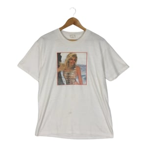 Vintage 80s Kim Basinger Photo Print T-Shirt - Retro Hollywood Icon Tee /White tee /Size M