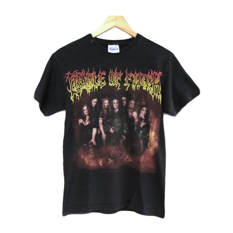 English extreme metal band formed in Suffolk By Under Licence Brovado 20\u2019s England in 19 Vintage Cradle of Filth Line Up Band Tshirt