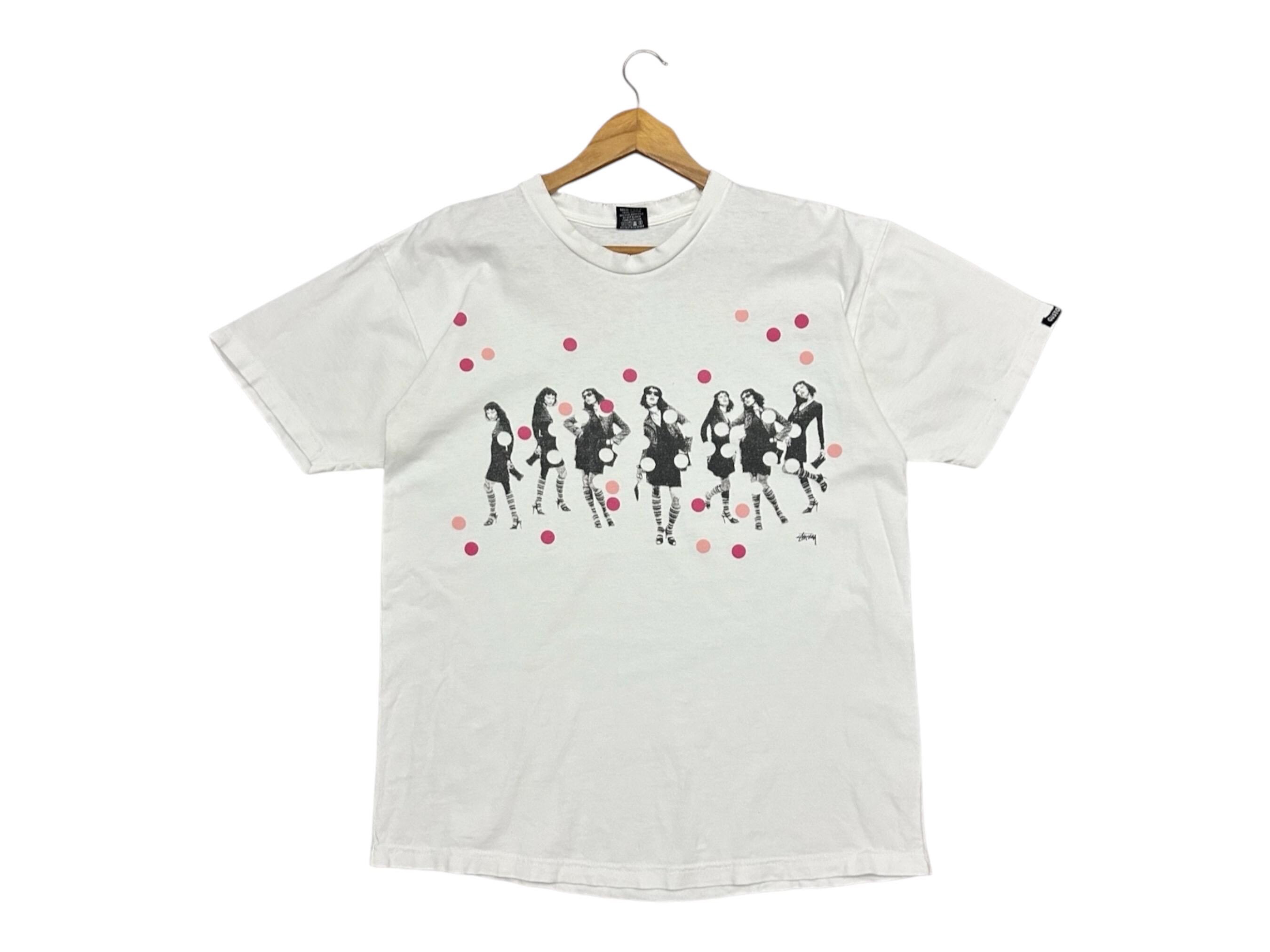 Vintage Stussy Customade Photoprint/ Dance Woman/ Hip Hop / Streetwear/ Made In USA /Size L