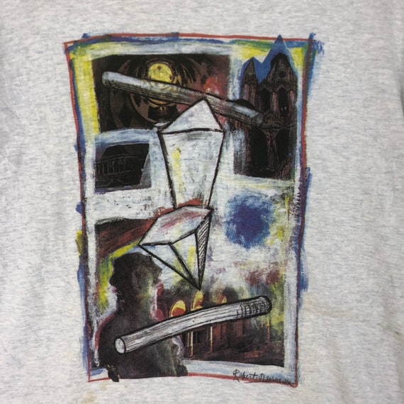 Vintage 90s Art Tees / Abstract/ Painter / Fine A… - image 3