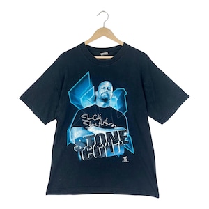 Vintage 90s Stone Cold Steve Austin T-Shirt: WWF Wrestling, Black Cotton, Size Large