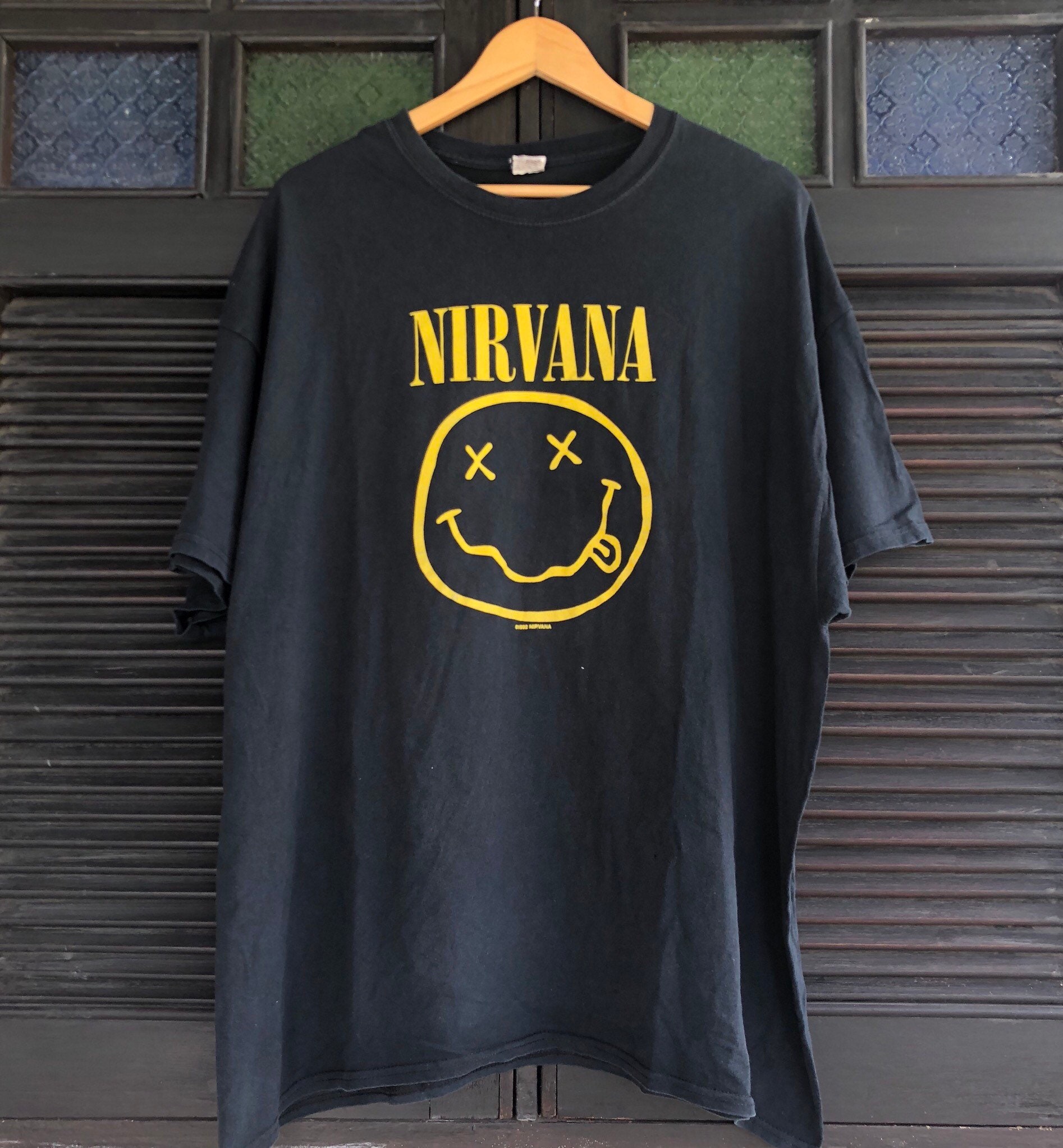 nirvana t shirt flower sniffin