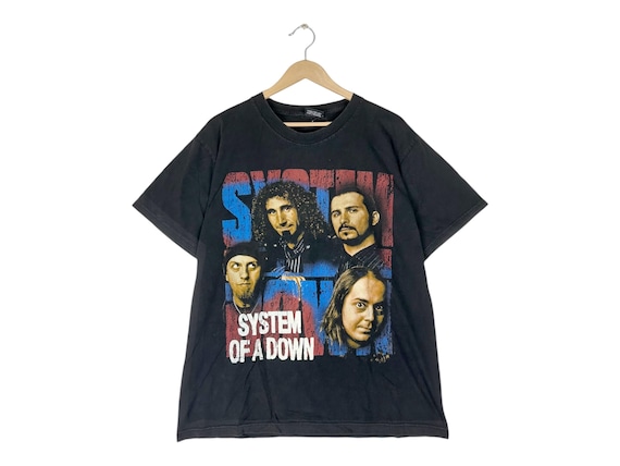 ヴィンテージ システム オブ ア ダウン バンド Tシャツ – フロント