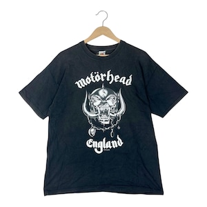Vintage Motorhead England Rock Band, OG Band logo , Rock , Black Tshirt by Fotl Size L
