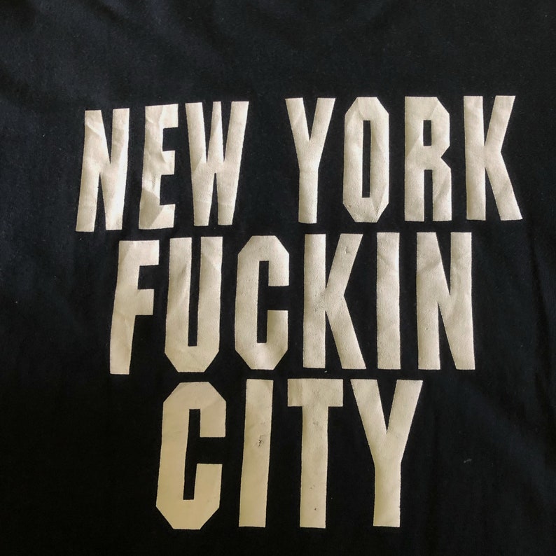 John Lennon Parody Humor Tshirt 00s New York Fucking City T Shirt