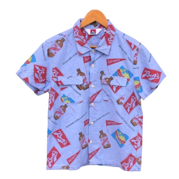 Vintage Fullprint Ben Davis Shirt Logo , Streetwea