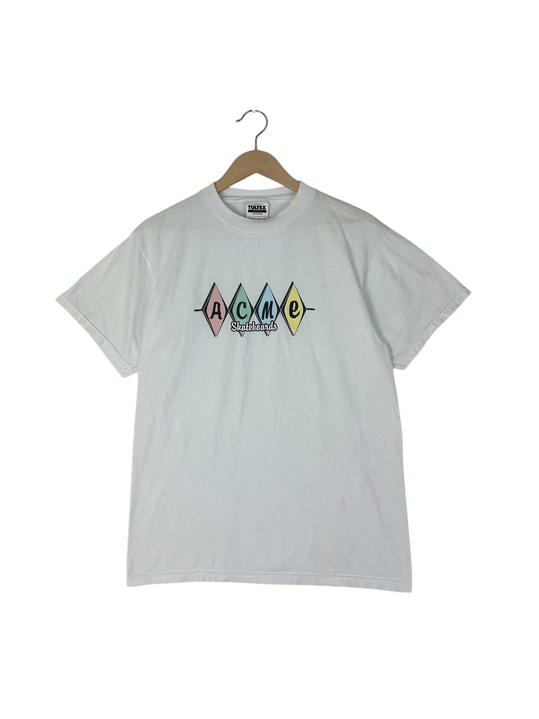 Vintage 90s Acme Skateboards Logo T-shirt – Skateboarding