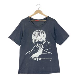 Vintage 90s GTO Anime T-Shirt – Distressed Japanese Graphic Tee
