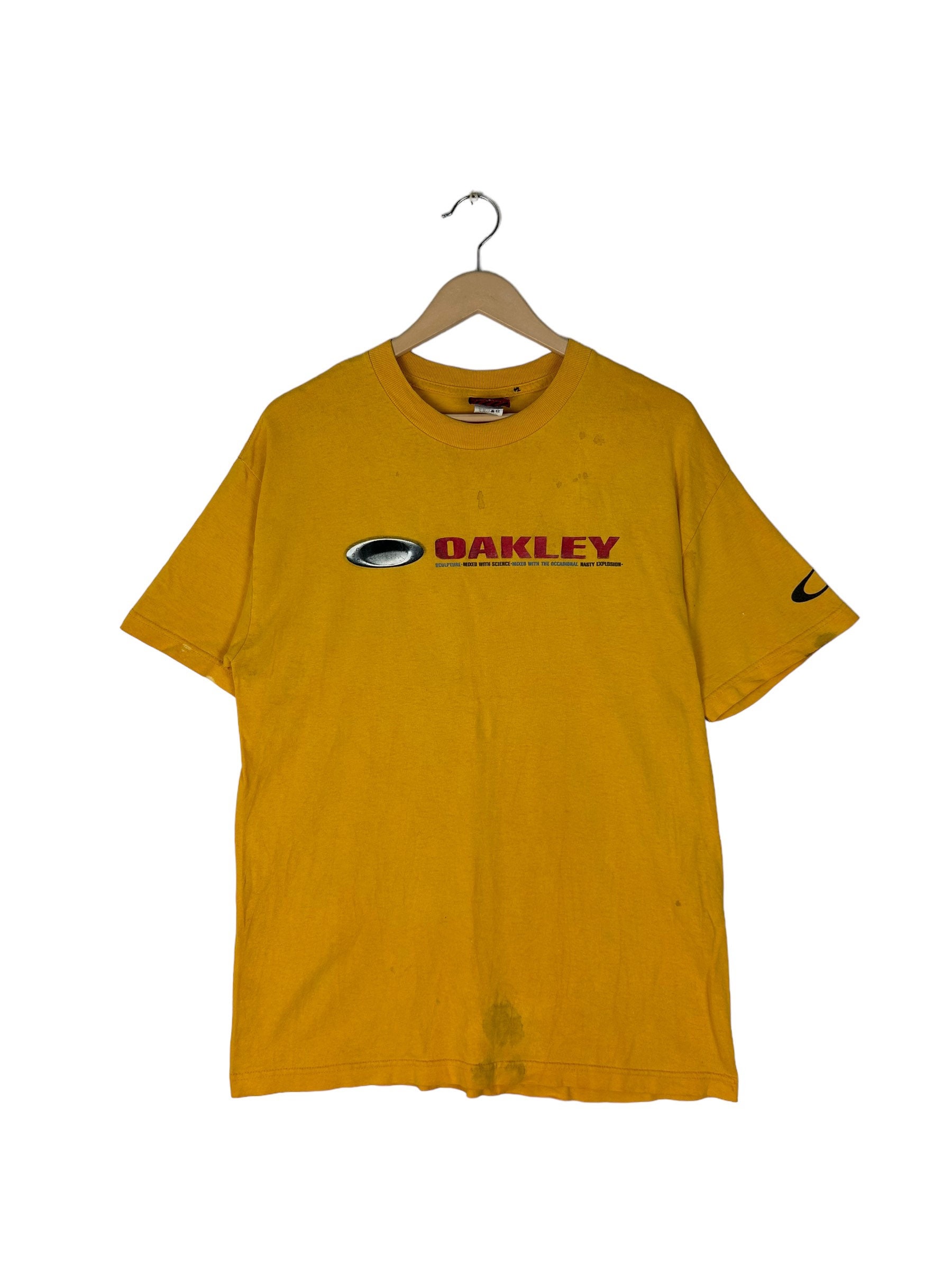 NWT Oakley Men's JUPITER FROGSKIN Logo SS Tee Shirt BAY GREEN LARGE