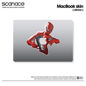 cool spiderman Macbook Decals Macbook Stickers Macbook Skins Macbook Cover Vinyl Decal for Apple Laptop Macbook Pro Macbook Air