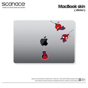 Three litter spider Macbook Decals Macbook Stickers Macbook Skins Macbook Cover Vinyl Decal for Apple Laptop Macbook Pro Macbook Air