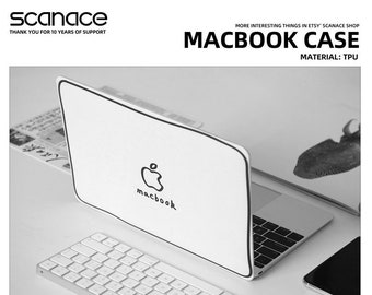 Macbook air Neo Case Hand Drawn Lines : Matte Hardshell, Drop Protection Pro 13 14 16 M4 2024 Cover M4 2025 2024 MacBook case