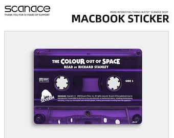 Purple Vintage Tapes Macbook Decals 2020Macbook M1 Macbook Skins Macbook Cover Vinyl Decal for Apple Laptop Macbook Pro/Air