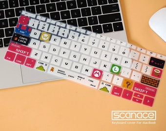 Mario keyboard sticker for Macbook Pro and air Decal for Apple Laptop 2020Macbook Pro 2020Macbook Air