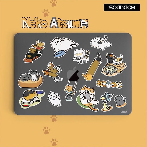 Neko Atsume sticker Full set of 14 - Main Image