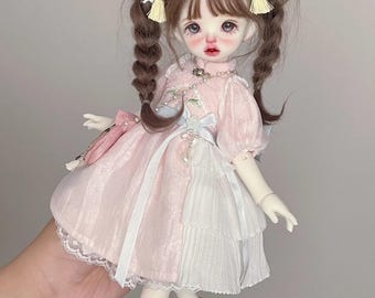 Handgefertigte Vintage Spitzenkleider: Blythe, 1/6 BJD, OB22/OB24