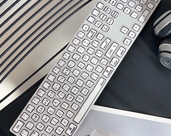 Silicone Keyboard Cover for Apple Magic Keyboard with Touch ID and Numeric Keypad US English Layout USB C Keyboard Skin for Mac