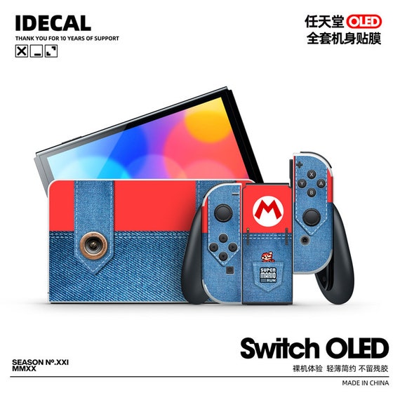 Super Mario Bros Nintendo Switch OLED Skin