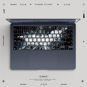 Void City Keyboard stickers for Macbook Pro13/15/16and air Decal for Apple Laptop skin 2024Macbook Air15 1941/3114 M4 Pro14 2992