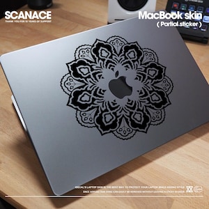 Hollow paper-cut art stickers Macbook Decals Macbook Stickers Matte texture Skins Macbook Vinyl Decal for Apple Laptop Macbook Pro