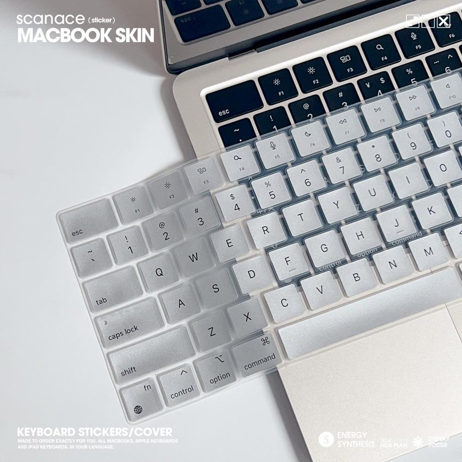 Solid Color Silicone Keyboard Cover for MacBook Pro/air Waterproof and ...