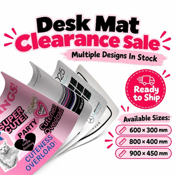 PU Leather Desk Mat Clearance, Multiple Design Large Mouse Pad for Office, Gaming and Home Workspace, Ready to Ship