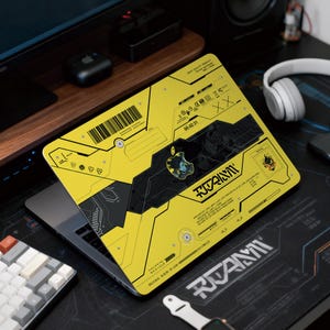 Cyberpunk MacBook Decal: Matte Protective Vinyl Skin Compatible with all MacBook Air 13" M5 2025 Pro 13 14 16 M4 2026 Cover image 4