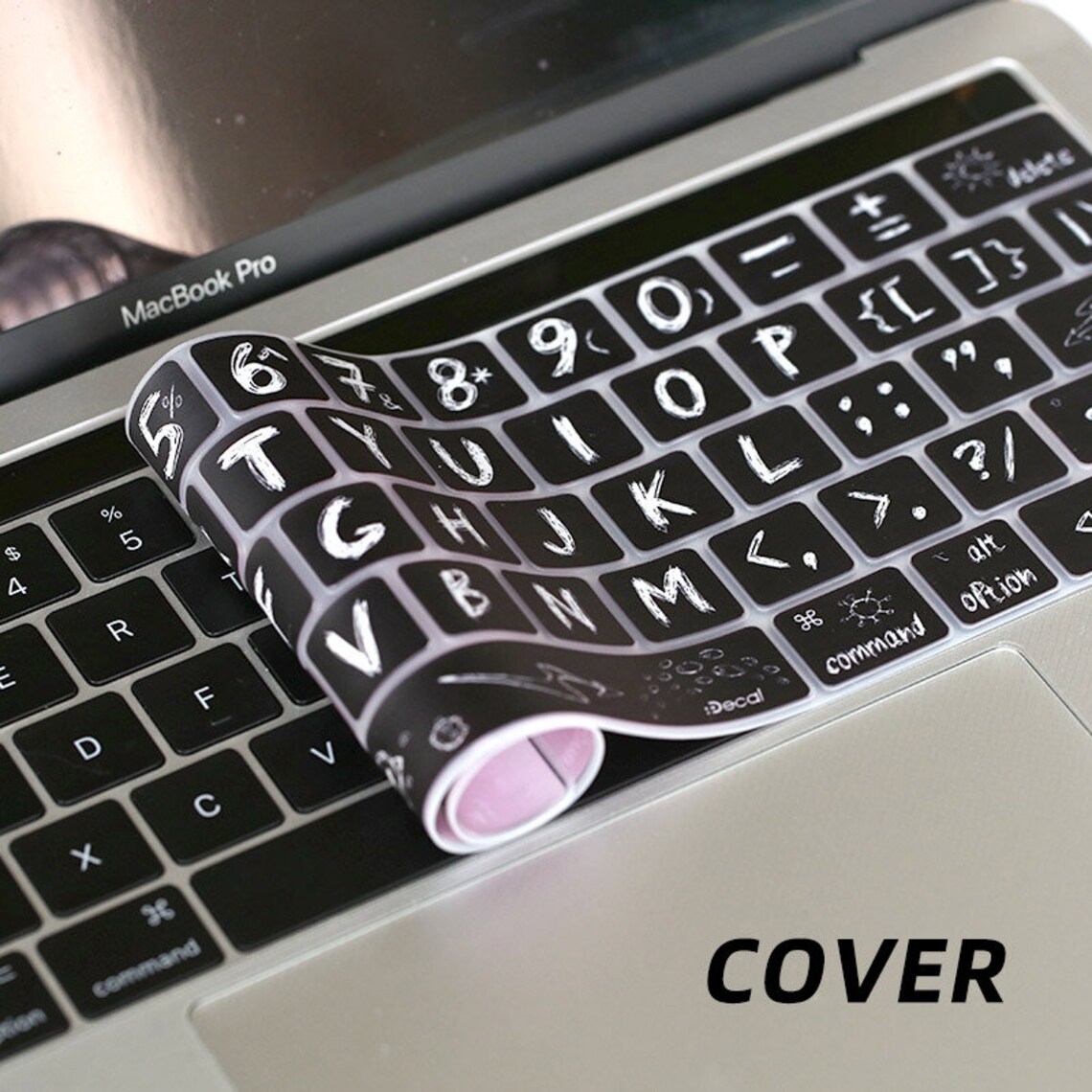Retro blackboard keyboard sticker/cover for Apple Laptop Etsy
