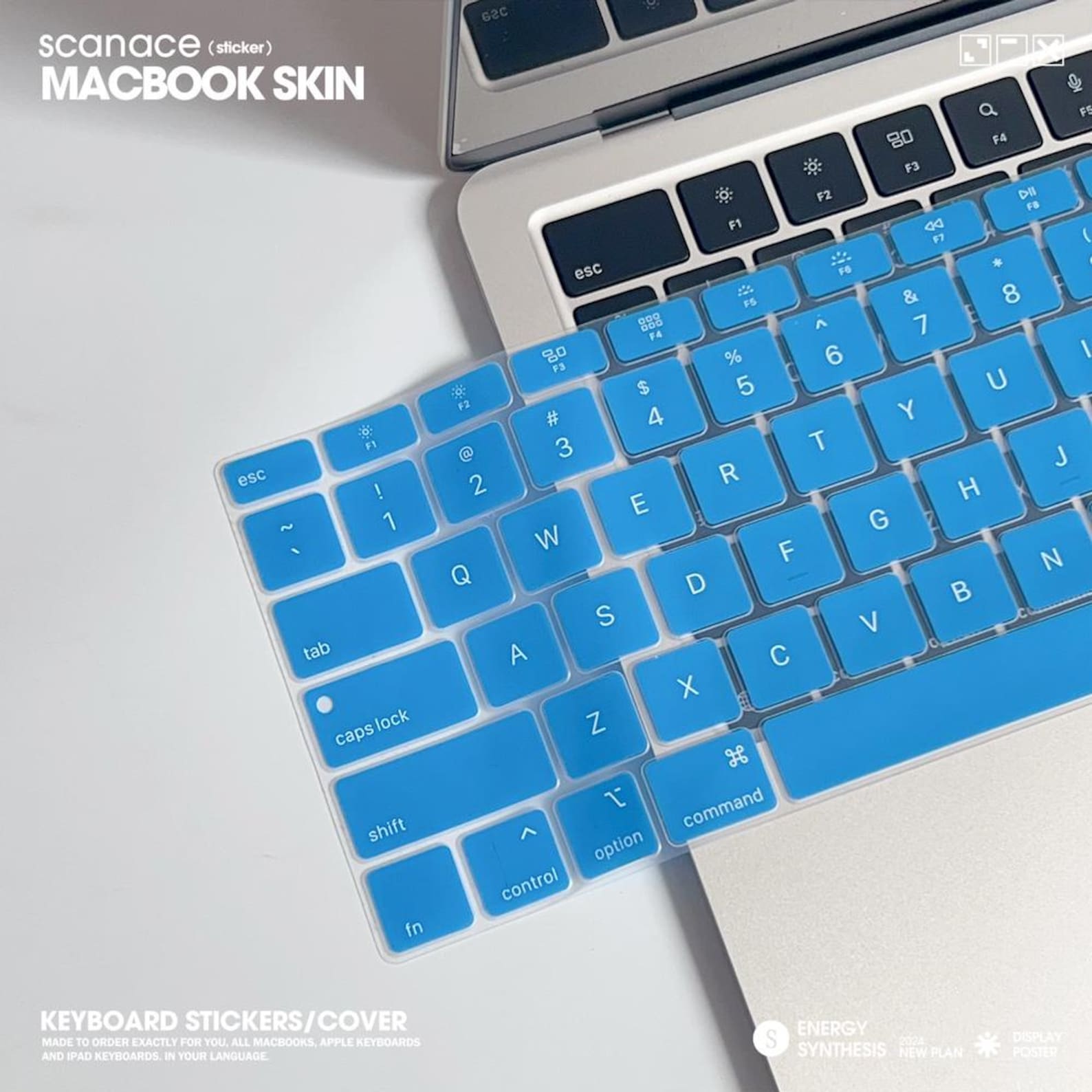Solid Color Silicone Keyboard Cover for MacBook Pro/air Waterproof and ...