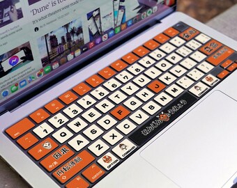 MacBook Pro/Air用日本語テキストキーボードステッカー MacBook Air 13