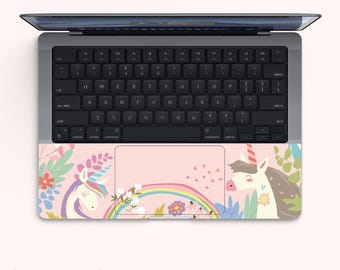 Unicorn Macbook Palm Rest Sticker: Apple Laptop Decal