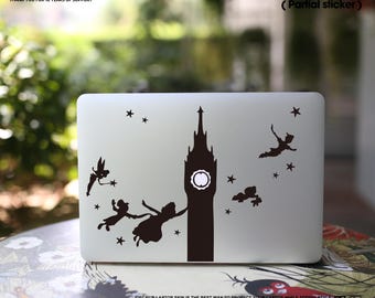 Angel Bell Tower Macbook Decal: Matte Vinyl Laptop Sticker