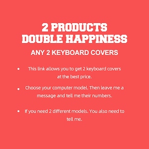 Any 2 Keyboard cover for Macbook Pro and air Decal for Apple Laptop 2020Macbook Pro 2020Macbook Air