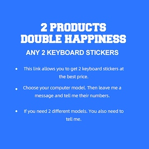 Any 2 Keyboard stickers for Macbook Pro and air Decal for Apple Laptop 2020Macbook Pro 2020Macbook Air