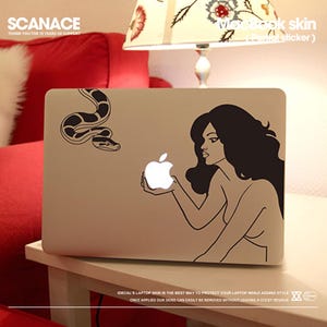 Beauty and the Snake stickers Macbook Decals Macbook Stickers Matte texture Skins Macbook Vinyl Decal for Apple Laptop Macbook Pro