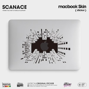 Broken City stickers Macbook Decals Macbook Stickers Matte texture Skins Macbook Vinyl Decal for Apple Laptop Macbook Pro