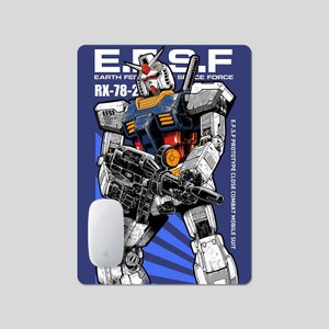 EFSF2 GUNDAM ガンダム PU leather table mat mouse pad Insulation mat