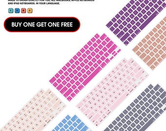 Silicone Keyboard Cover for Macbook Pro/Air: Dustproof, Waterproof For MacBook Air 13" M4 2025 Pro 13 14 16 M4 2024 Cover
