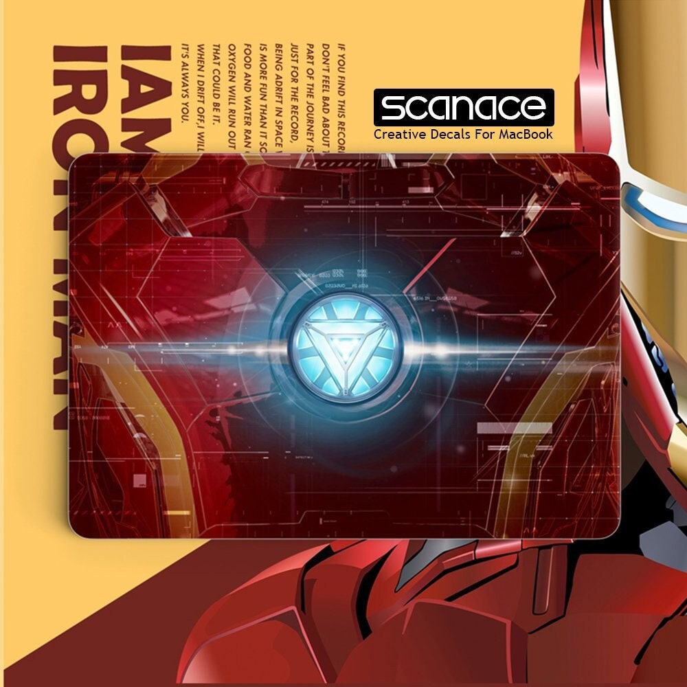 Iron man laptop cover 2025